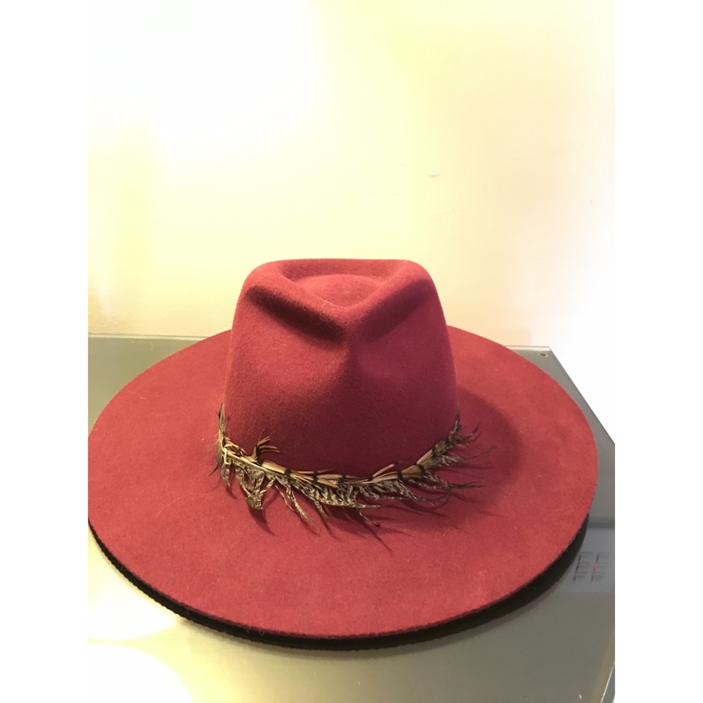 Scala Wool Hat with Feather